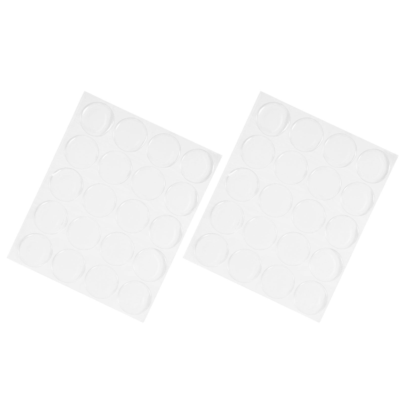 Plastic Dome Clear - 40 Adesivos Redondos Transparentes de Epóxi