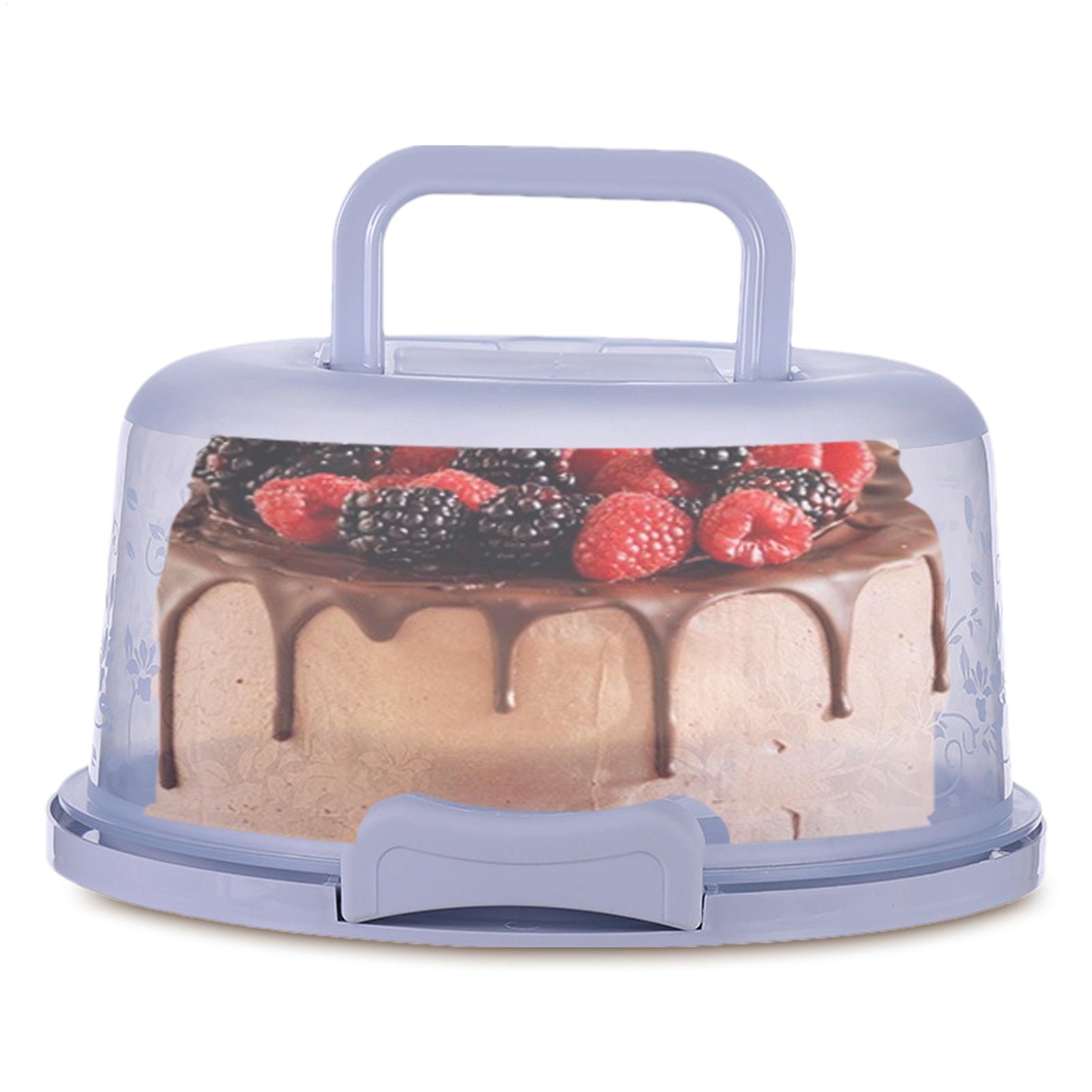 Plastic Dome Clear - Recipientes para bolos com tampas, caixa