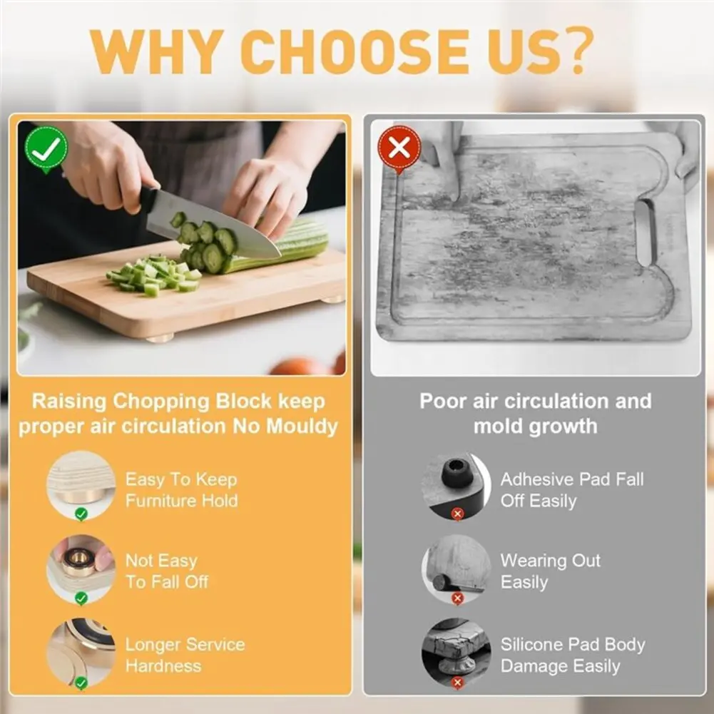 8 Pés de Latão para Tábua de C - Cutting Board Foam avaliação e preço