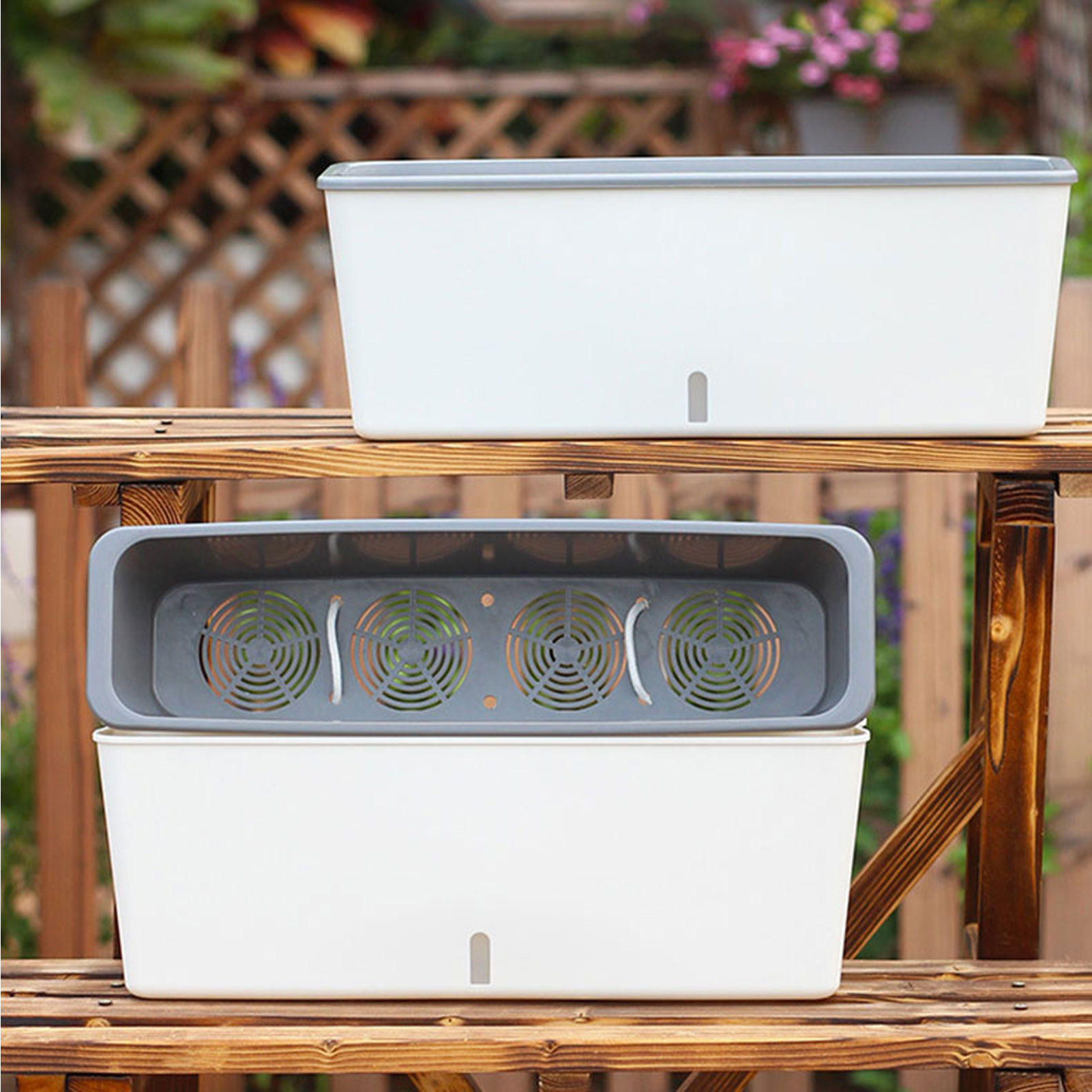 Vasos de plantador de rega aut - Self Watering Insert avaliação e preço