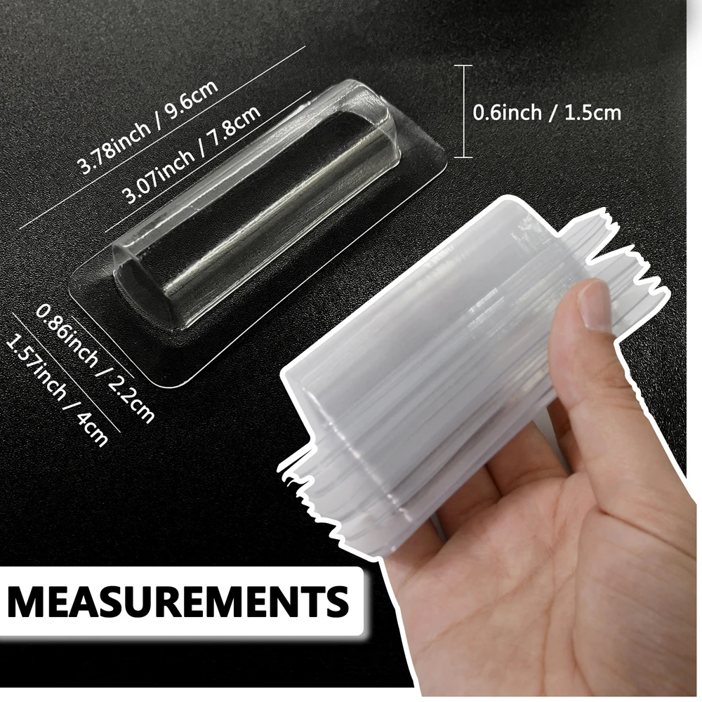 50/100 pçs titular do cartão d - Plastic Dome Clear avaliação e preço