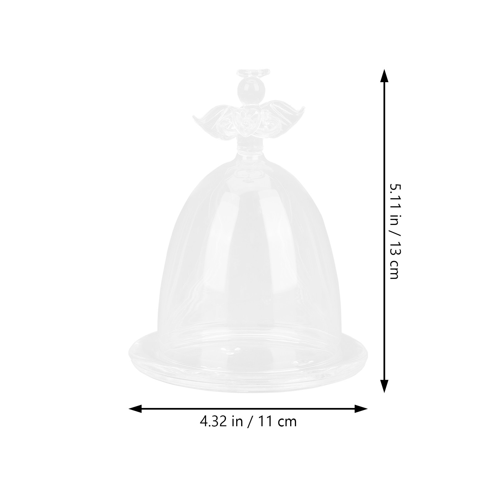 Cúpula de Vidro Transparente p - Plastic Dome Clear avaliação e preço