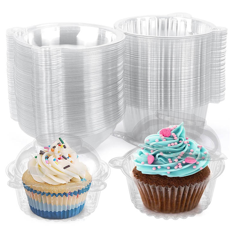 Caixas De Embalagem Cupcake, G - Plastic Dome Clear avaliação e preço