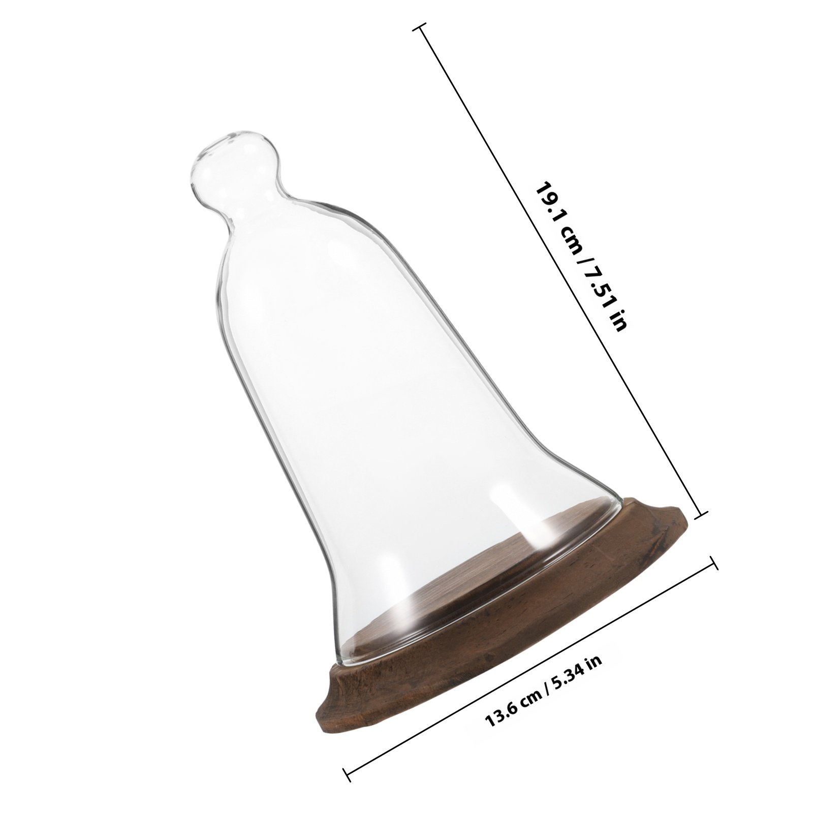 Cúpula de Vidro Transparente d - Plastic Dome Clear avaliação e preço