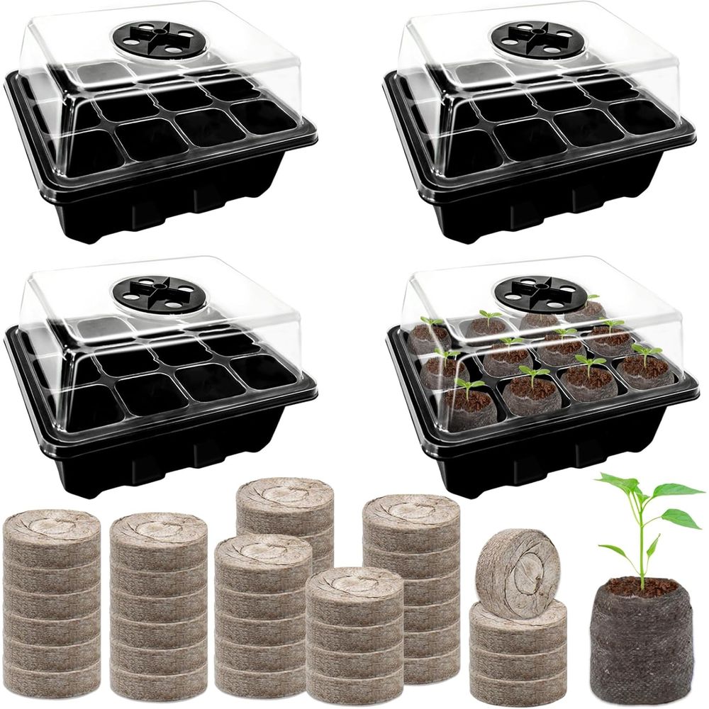 Kit com 4 Bandejas de Sementes - Peat Pellet Tray avaliação e preço