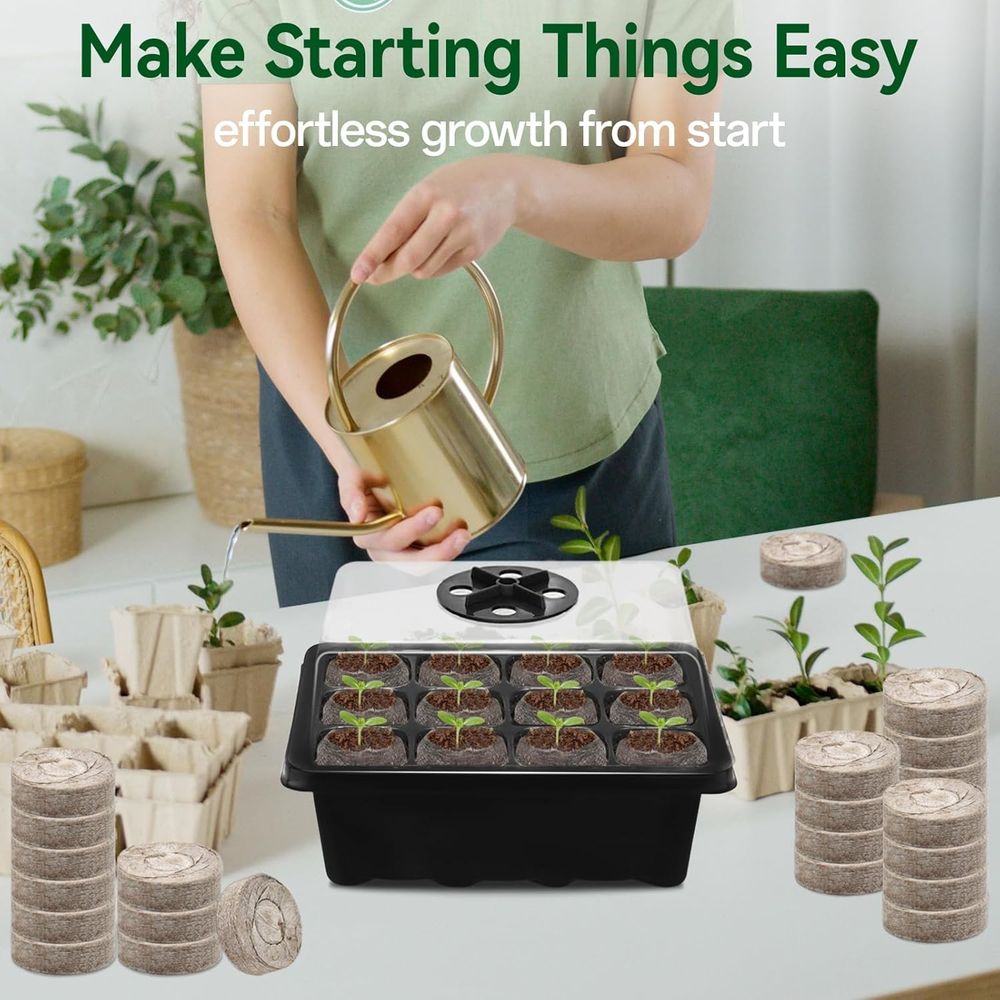 Kit com 4 Bandejas de Sementes - Peat Pellet Tray avaliação e preço