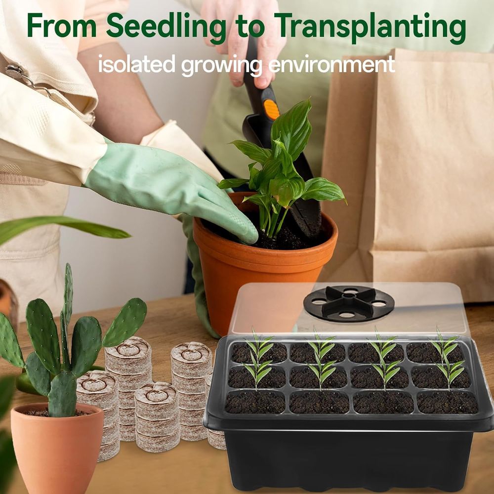 Kit com 4 Bandejas de Sementes - Peat Pellet Tray avaliação e preço