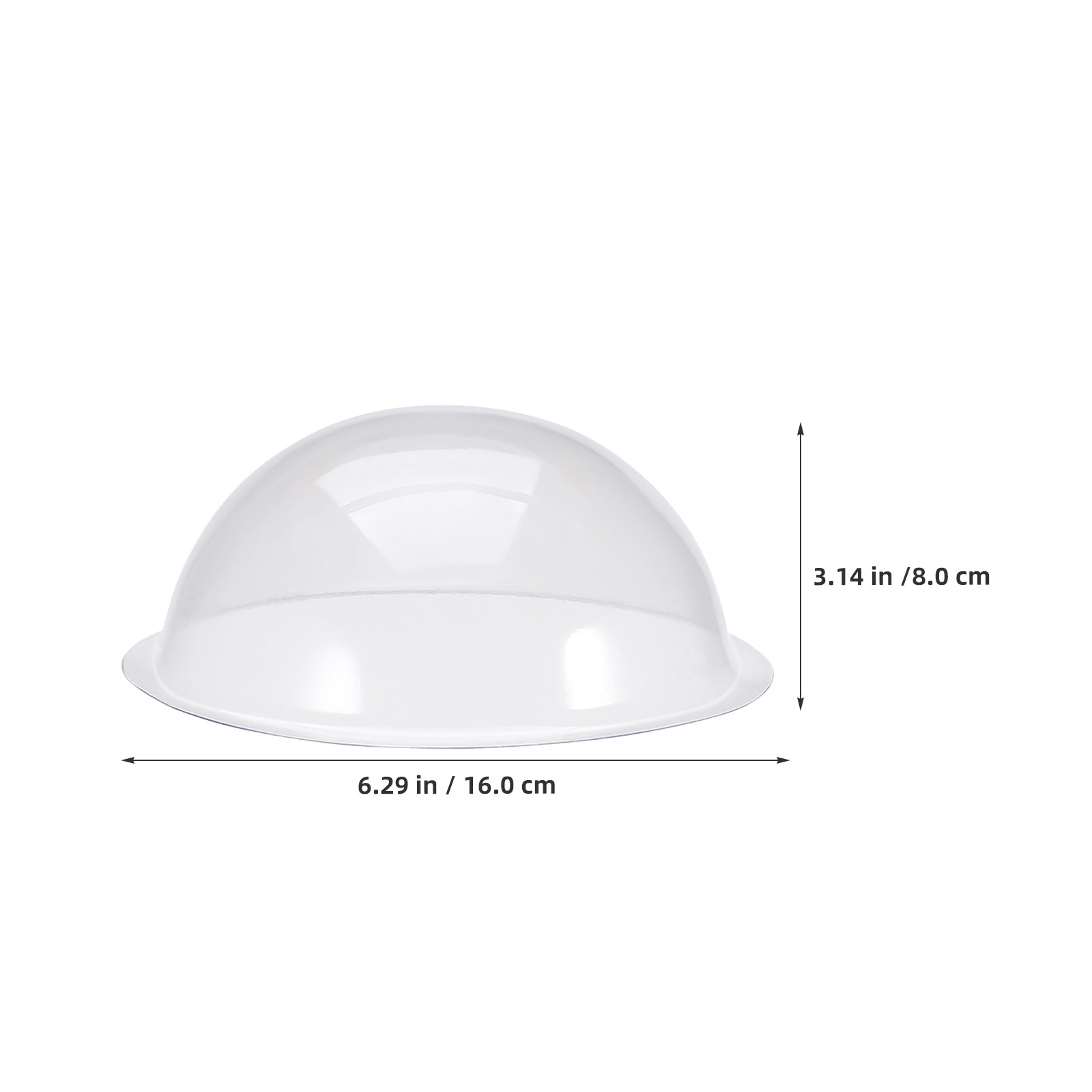 12 Peças de Cúpulas de Plástic - Plastic Dome Clear avaliação e preço