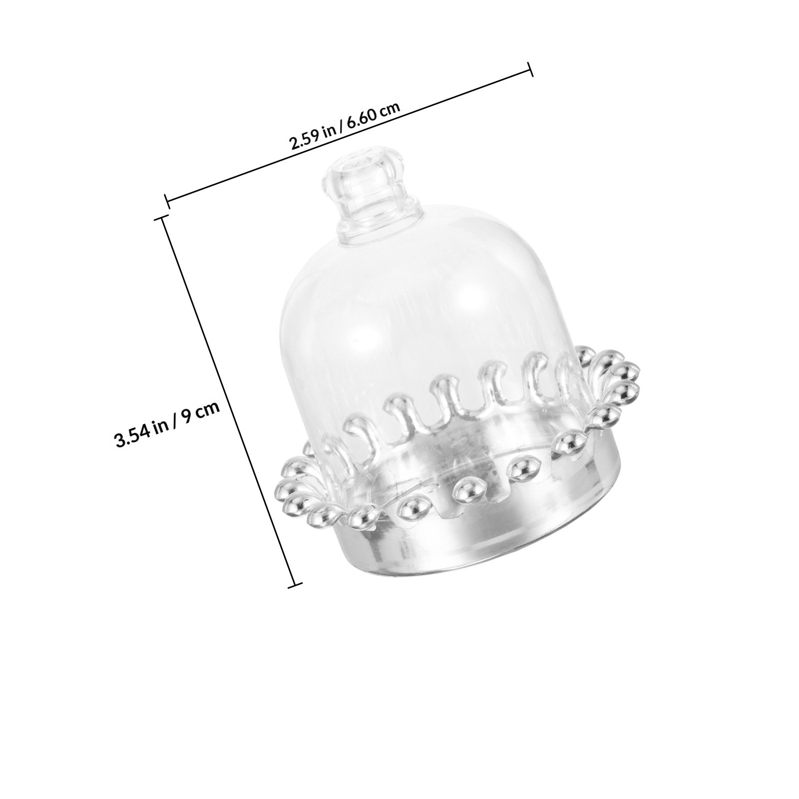 12 Peças de Suportes para Bolo - Plastic Dome Clear avaliação e preço