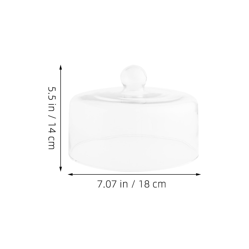 Tampa de Vidro Transparente de - Plastic Dome Clear avaliação e preço