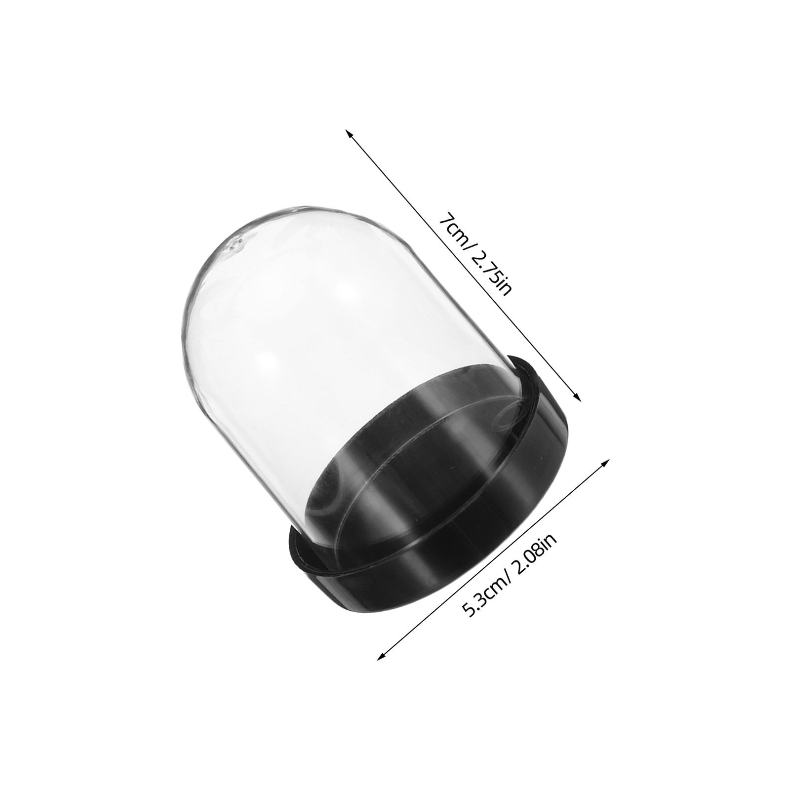 4 Peças de Cúpulas Transparent - Plastic Dome Clear avaliação e preço