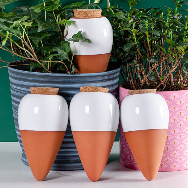 Bola regando planta de terraco - Self Watering Insert avaliação e preço